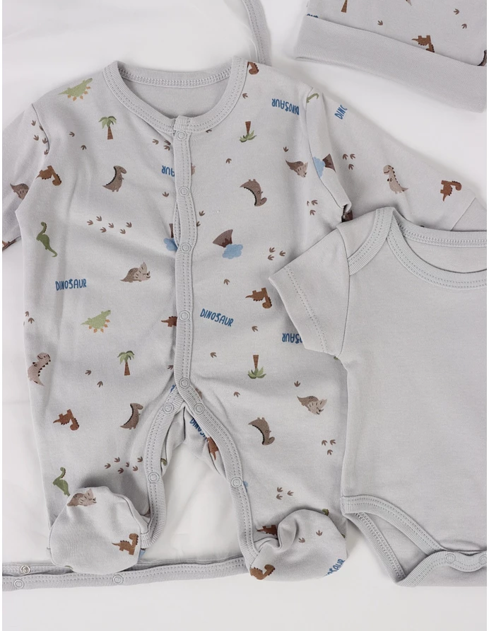 Set cadou 5 piese, dinosaurus, gri picture - 5