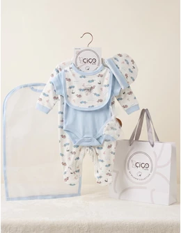 Set cadou 5 piese, little champ, bleu