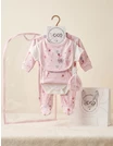 Set cadou 5 piese, stars rabbit, roz picture - 1