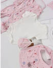 Set cadou 5 piese, stars rabbit, roz picture - 6