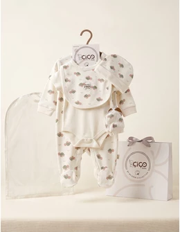 Set cadou 5 piese, testoase, alb