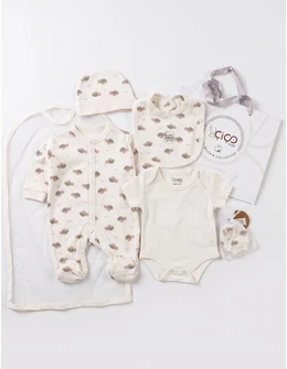 Set cadou 5 piese, testoase, alb