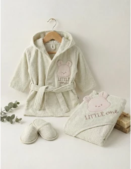 Set de baie, Little One, gri