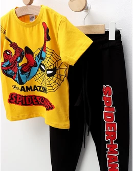 Set de vara, Amazing Spiderman, galben-negru
