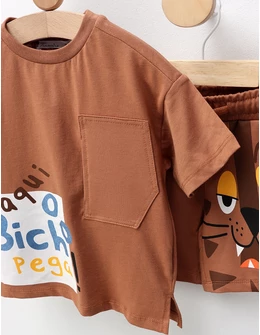 Set de vara, Bichoo Pega, caramiziu