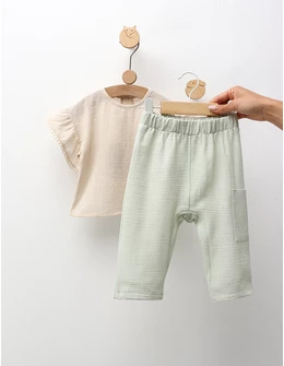 Set de vara lejer, din IN, Marabella, cu verde