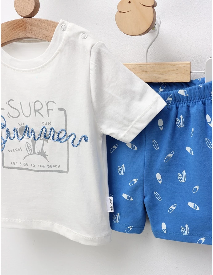Set de vara, Surf, Sun, Summer, alb-albastru picture - 2