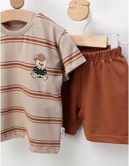 Set de vara, Ursulet Cool, cu maro