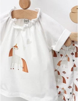 Set de vara, Zizi Unicorn, model cu alb