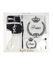 Set in cutie PRINCE alb-bleumarin 2