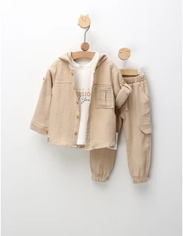 Set lejer de vara Sebastian, bej