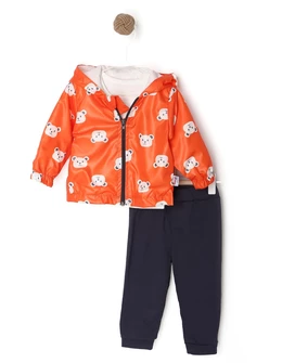 Set Little Bear Geoffrey portocaliu 86 (12-18 luni)