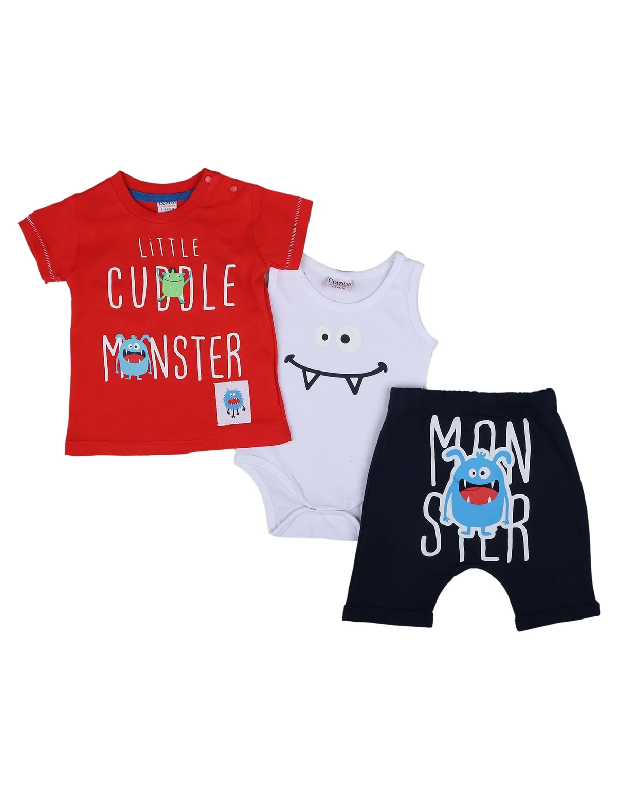 Set Little Monster model rosu