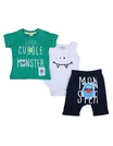 Set Little Monster model verde 2