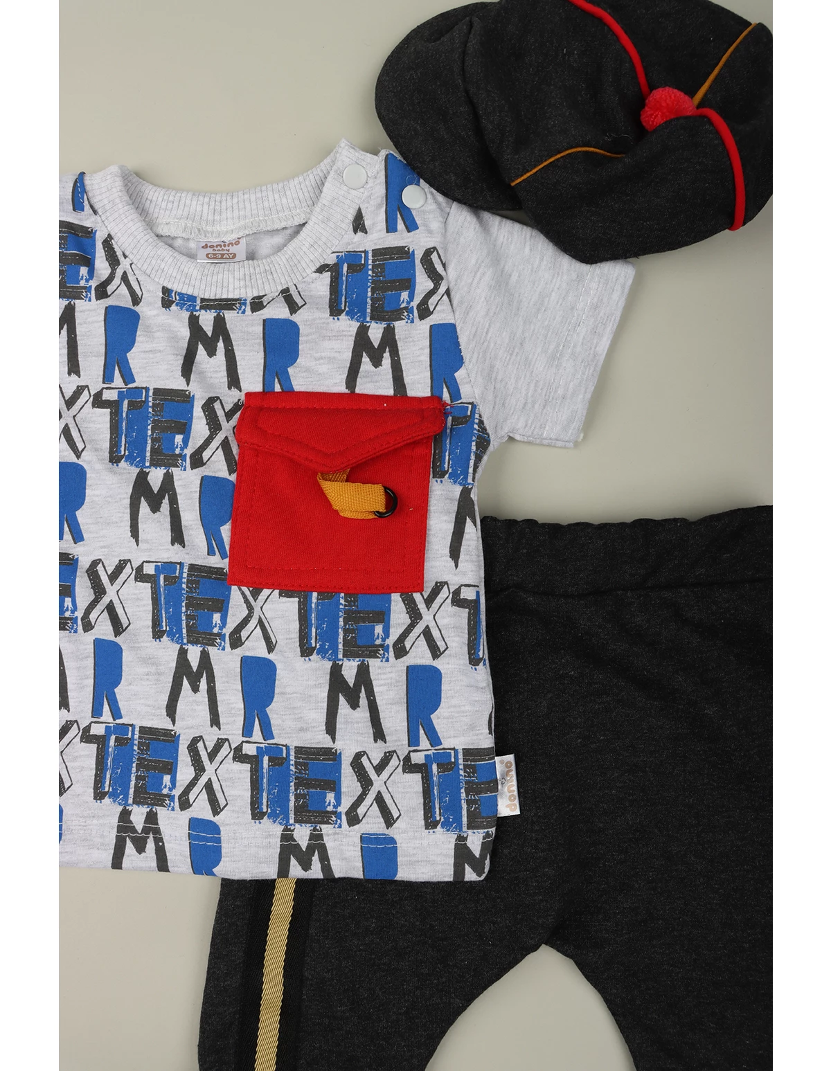 Set MR TEX model cu buzunar rosu