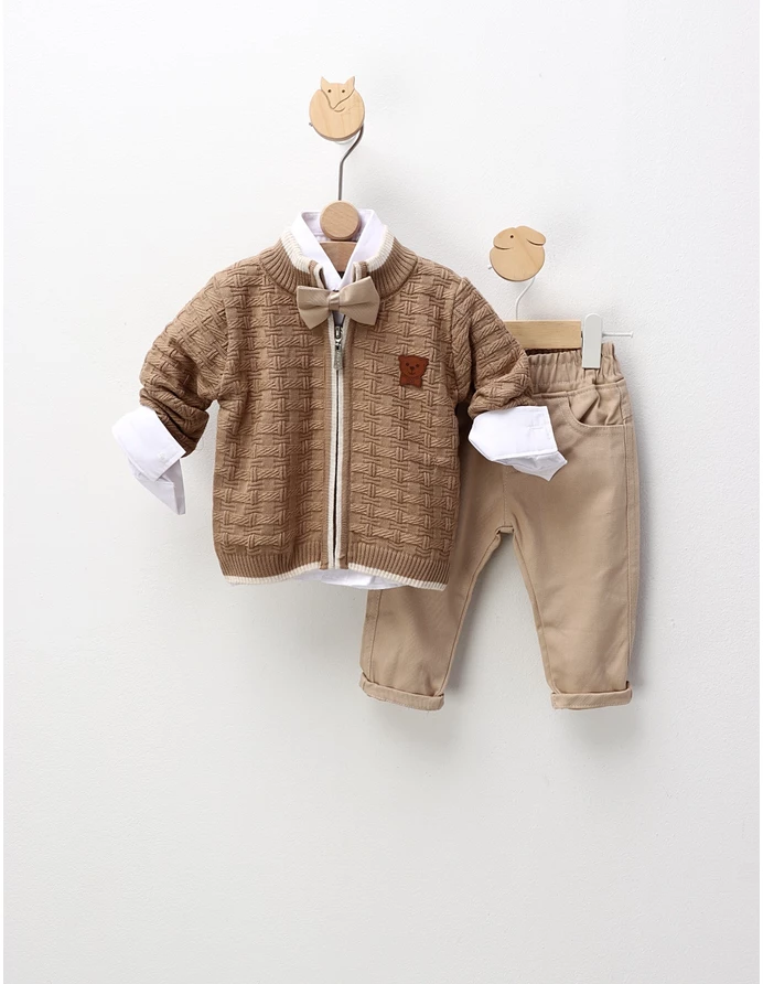 Set premium Ursuletul Fashion, maro picture - 2