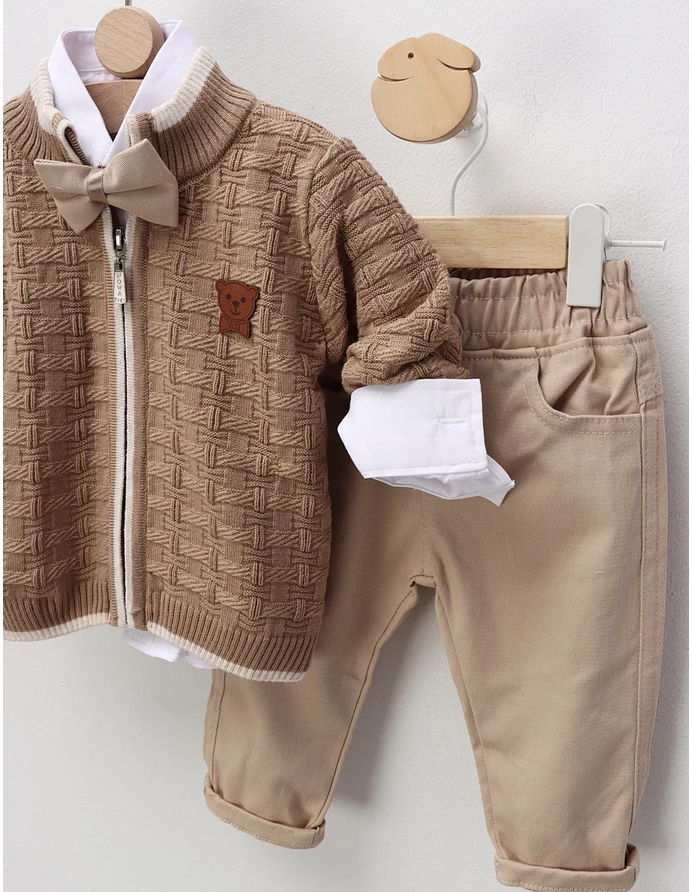 Set premium Ursuletul Fashion, maro picture - 3