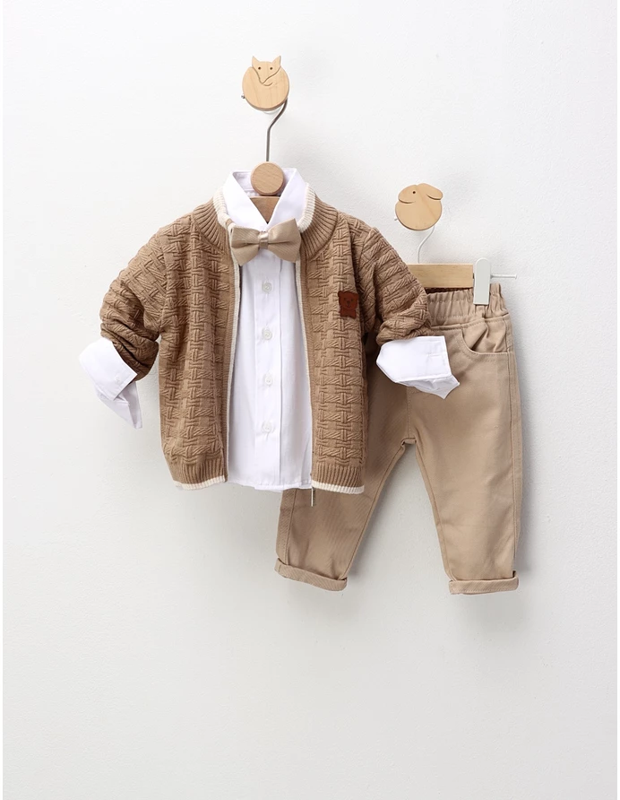 Set premium Ursuletul Fashion, maro picture - 6
