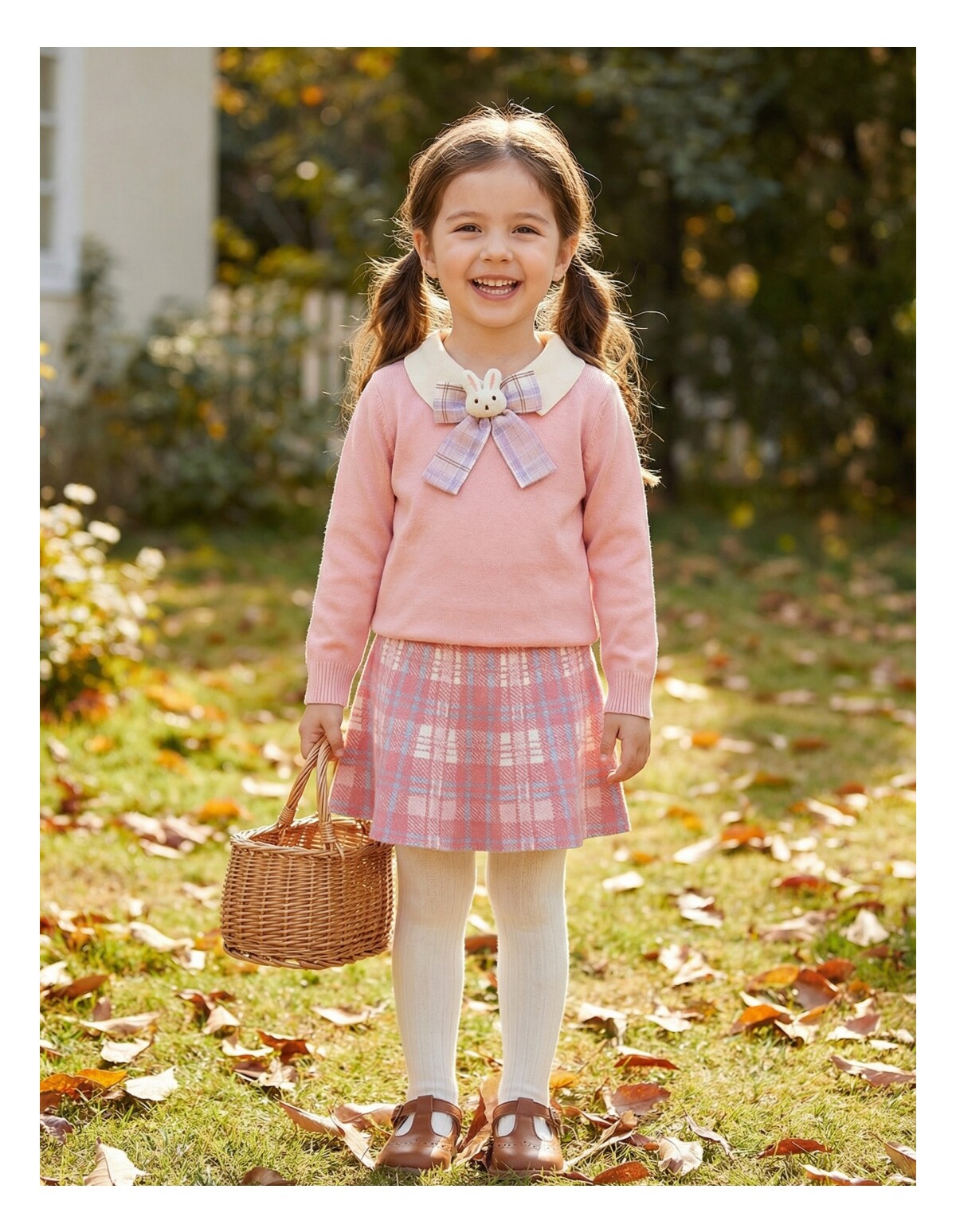 Set Pulover + Fusta + Brosa, Evelyn corai