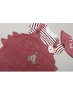Set salopeta și tricou model grena 3