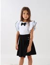 Set scolarita tricou+fusta model negru picture - 1