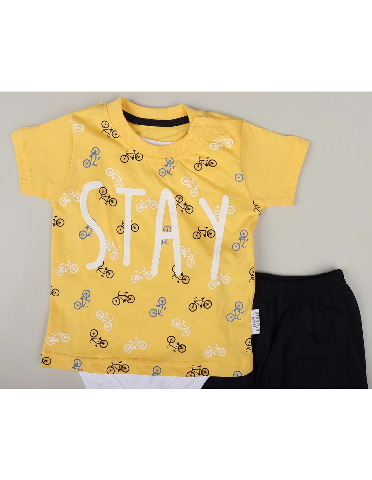 Set STAY bike 3 piese model galben