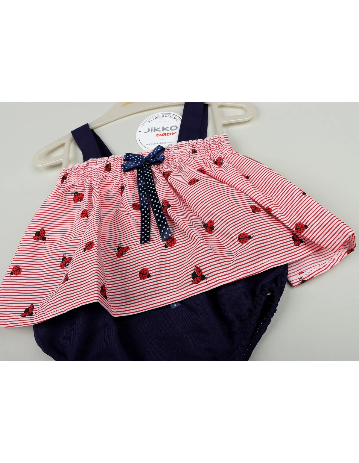 Set summer gargarite model bleumarin-rosu