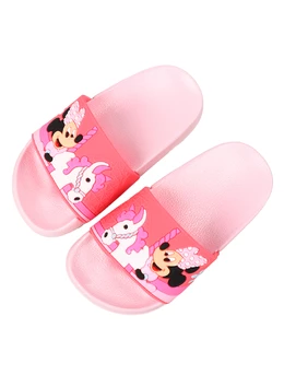 Slapi Minnie Mouse pentru copii model roz-coral 2