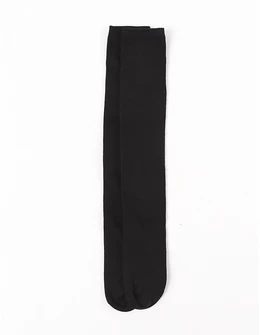 Sosete lungi negre simple