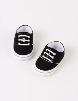 Tenisi bebe, First Steps, cu negru