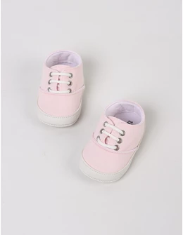Tenisi bebe, First Steps, cu roz