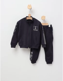Trening Colectia Boys 2025, model bleumarin