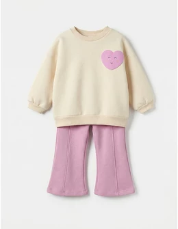 Trening vatuit Big Heart, crem-mov