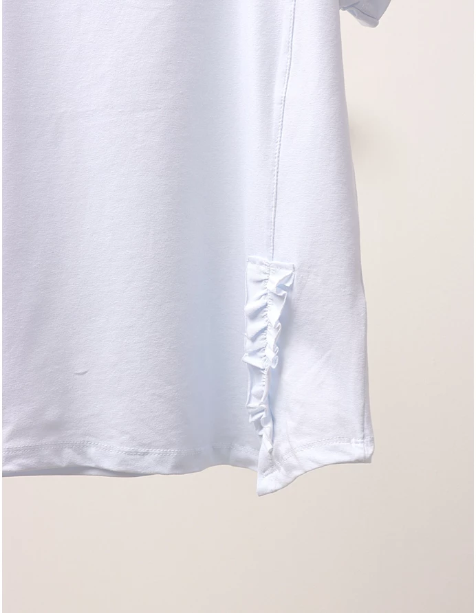 Tricou fete, Perfect Fit, alb picture - 4