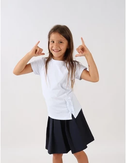 Tricou fete, Perfect Fit, alb