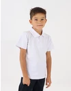 Tricou pentru baietei stil POLO model alb picture - 3