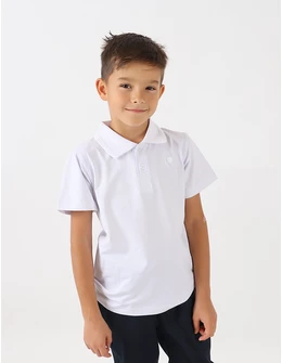 Tricou pentru baietei stil POLO model alb