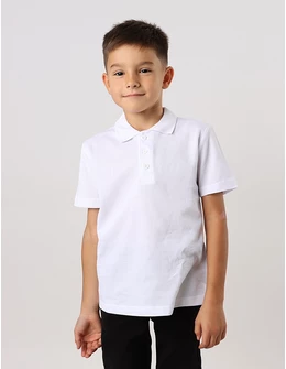 Tricou pentru copii POLO Molet, alb