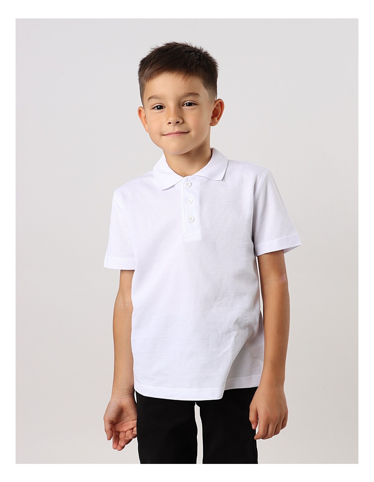 Tricou pentru copii POLO Molet, alb