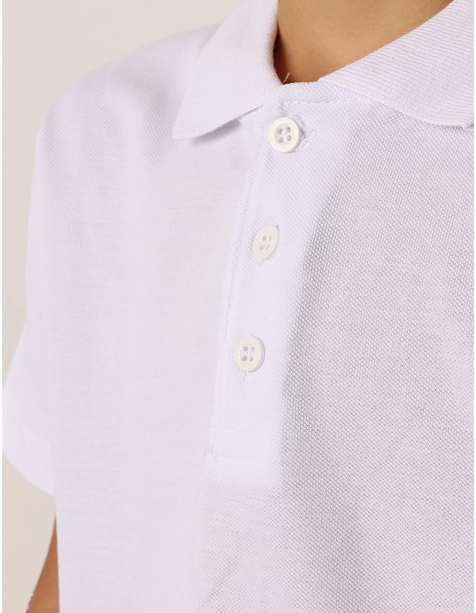 Tricou pentru copii POLO Molet, alb picture - 8