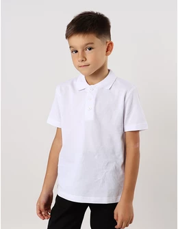 Tricou pentru copii POLO Molet, alb