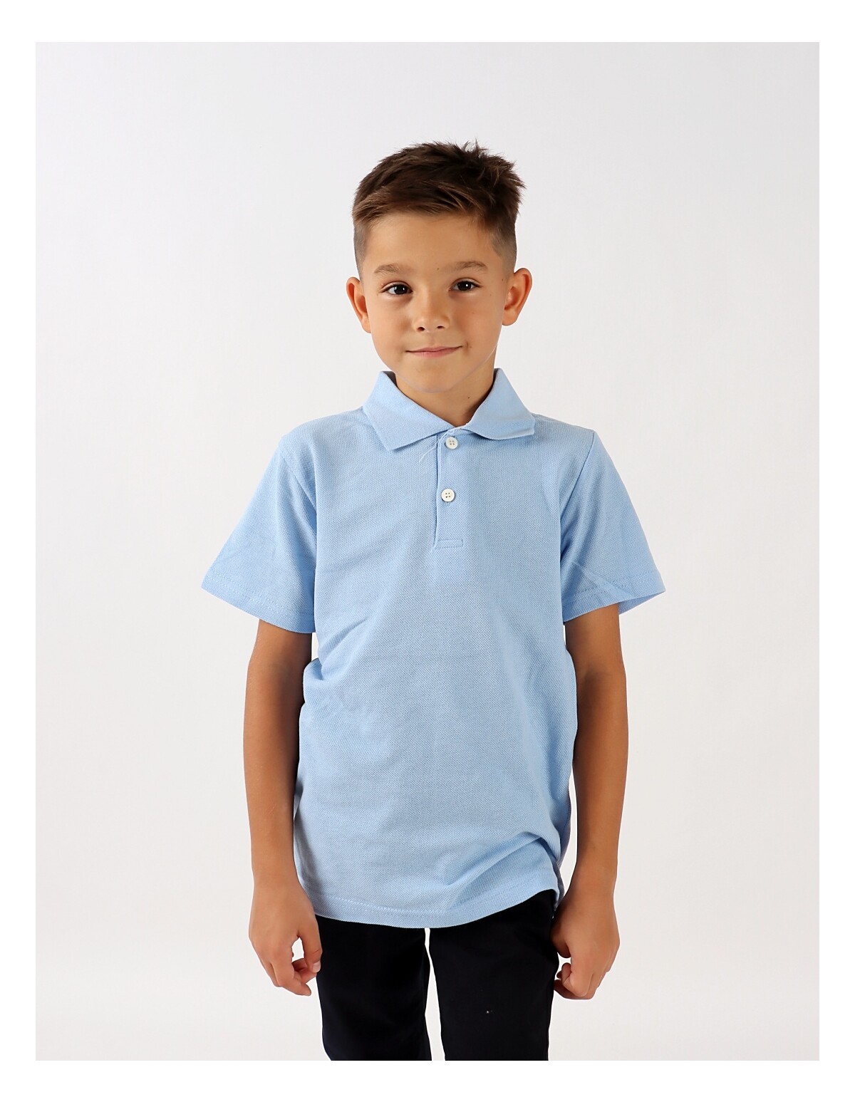 Tricou Polo Junior bleu