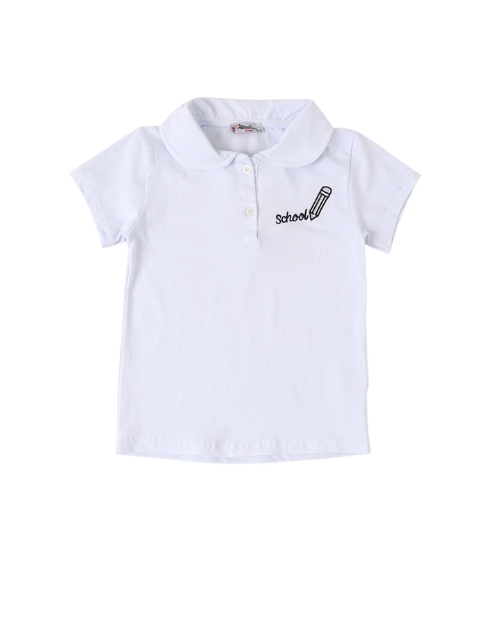 Tricou polo, School, alb picture - 2