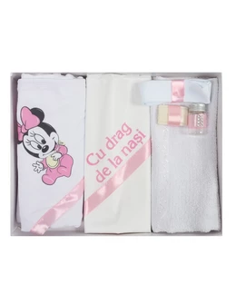 Trusou de botez Minnie-roz 1