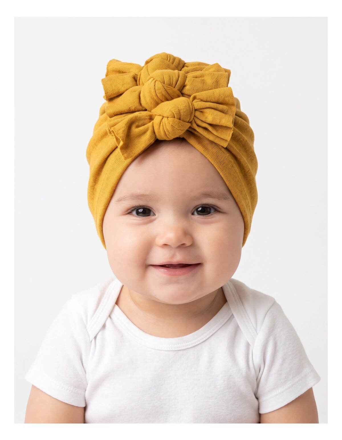 Turban 3 fundite model galben