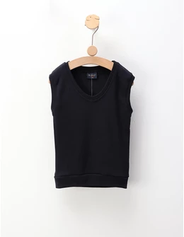 Vesta pentru scoala, model bleumarin