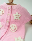 Vesta PNA cu Smiley Face si Stelute, roz picture - 2