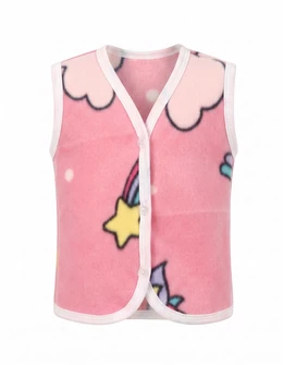 Vesta polar bebe roz-Unicorn