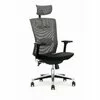 Scaun Ambasador negru/gri cu funcție MULTIBLOCK PLUS și suport lombar picture - 1