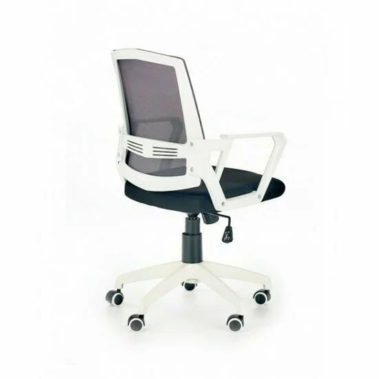 Scaun de birou Ascot negru/alb/gri cu mecanism TILT și șezut ergonomic picture - 4